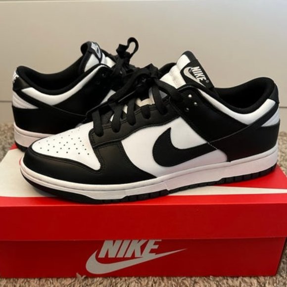 Nike Dunk Low Retro “Panda” "White/Black" Shoes - Picture 2 of 5